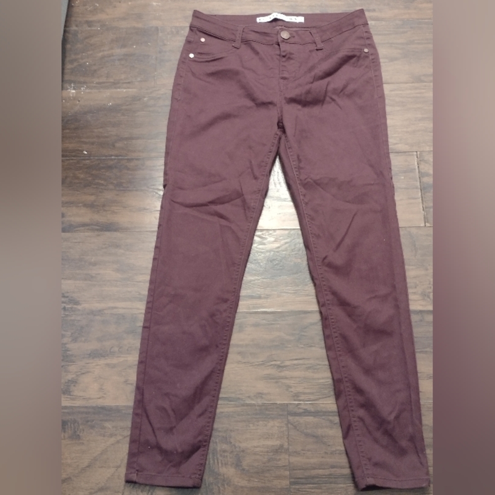 Tinseltown maroon Skinny Pants Size 9